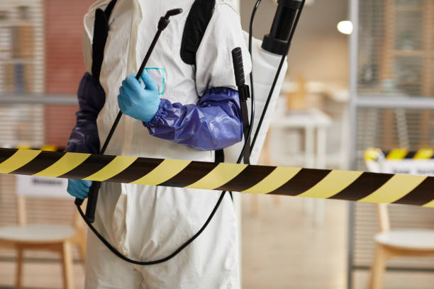 Professional Biohazard Cleanup technician working in Damascus, MD